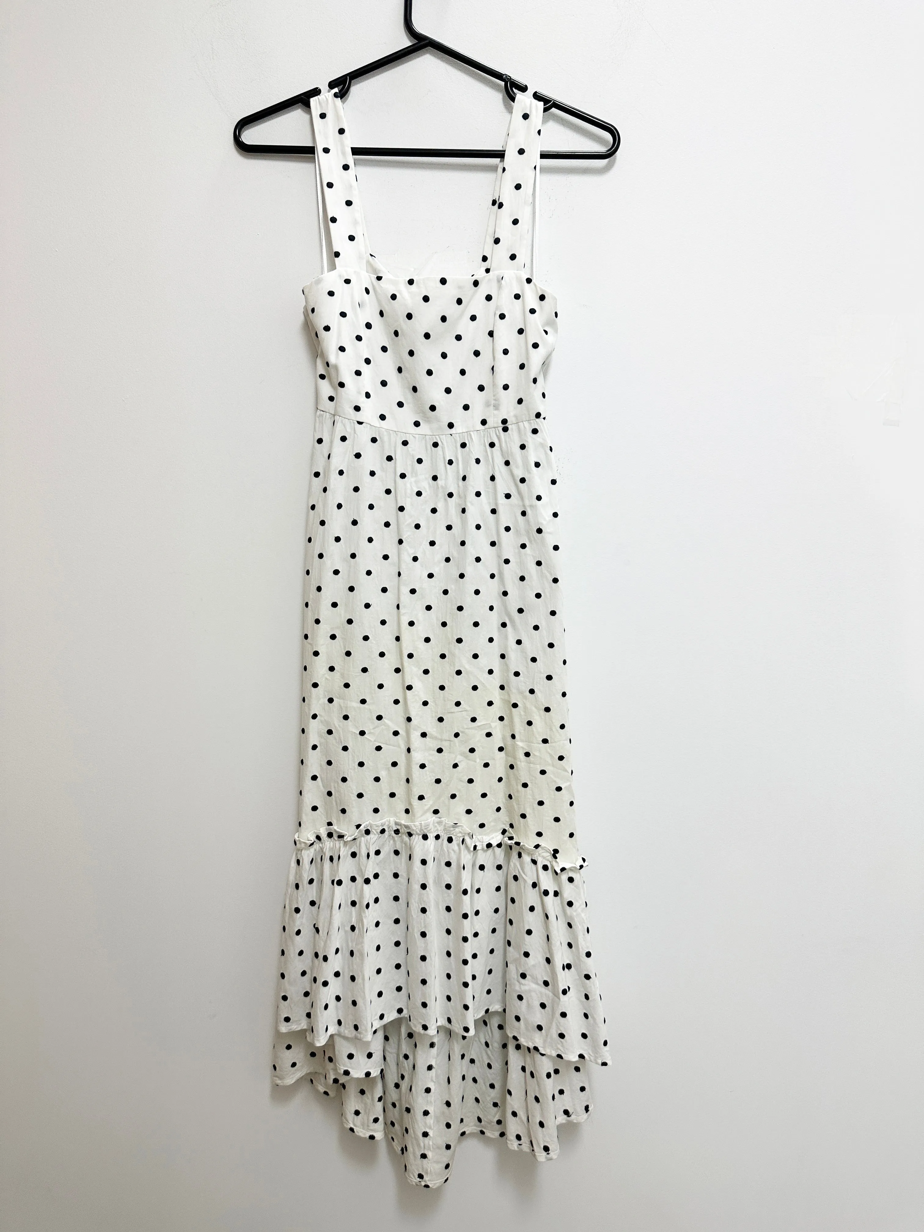 Polka Dot Open Back Dress