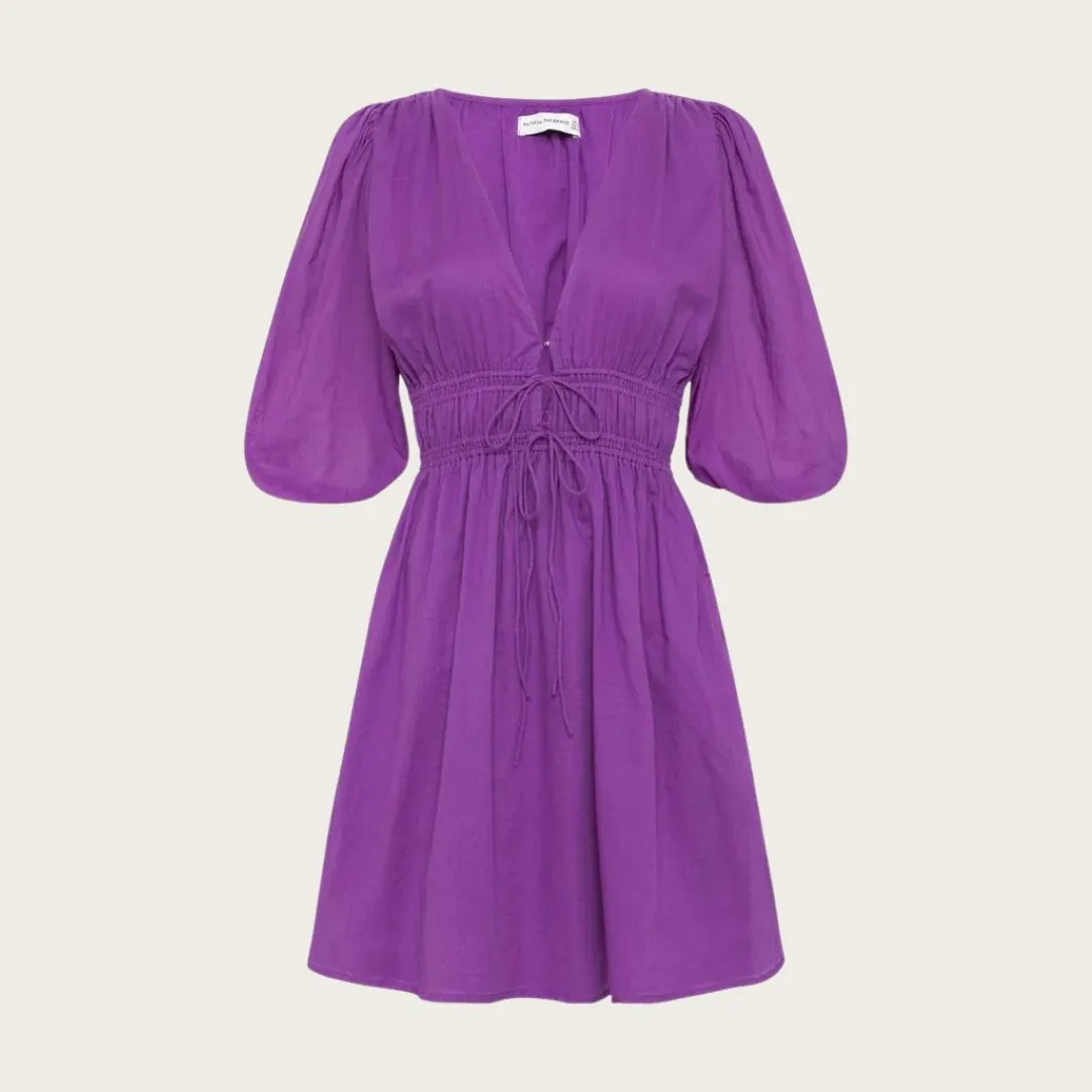 Roma Mini Dress (Violet)