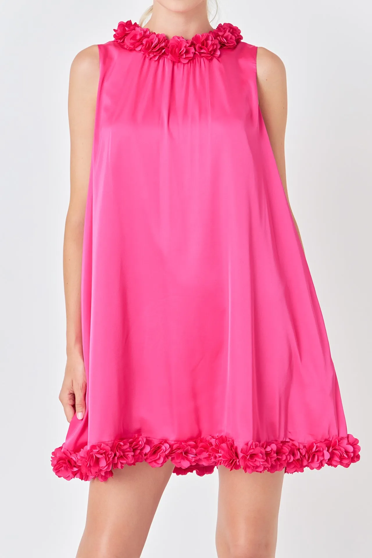 Rosette Mini Dress
