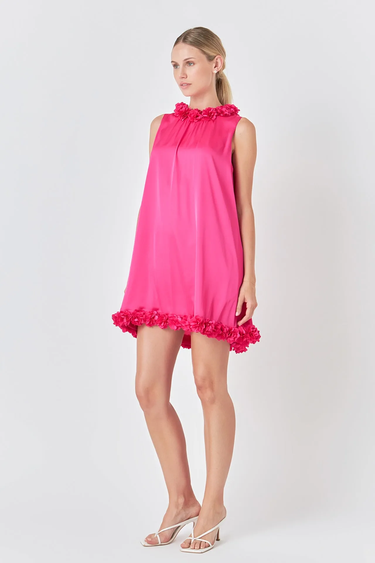 Rosette Mini Dress