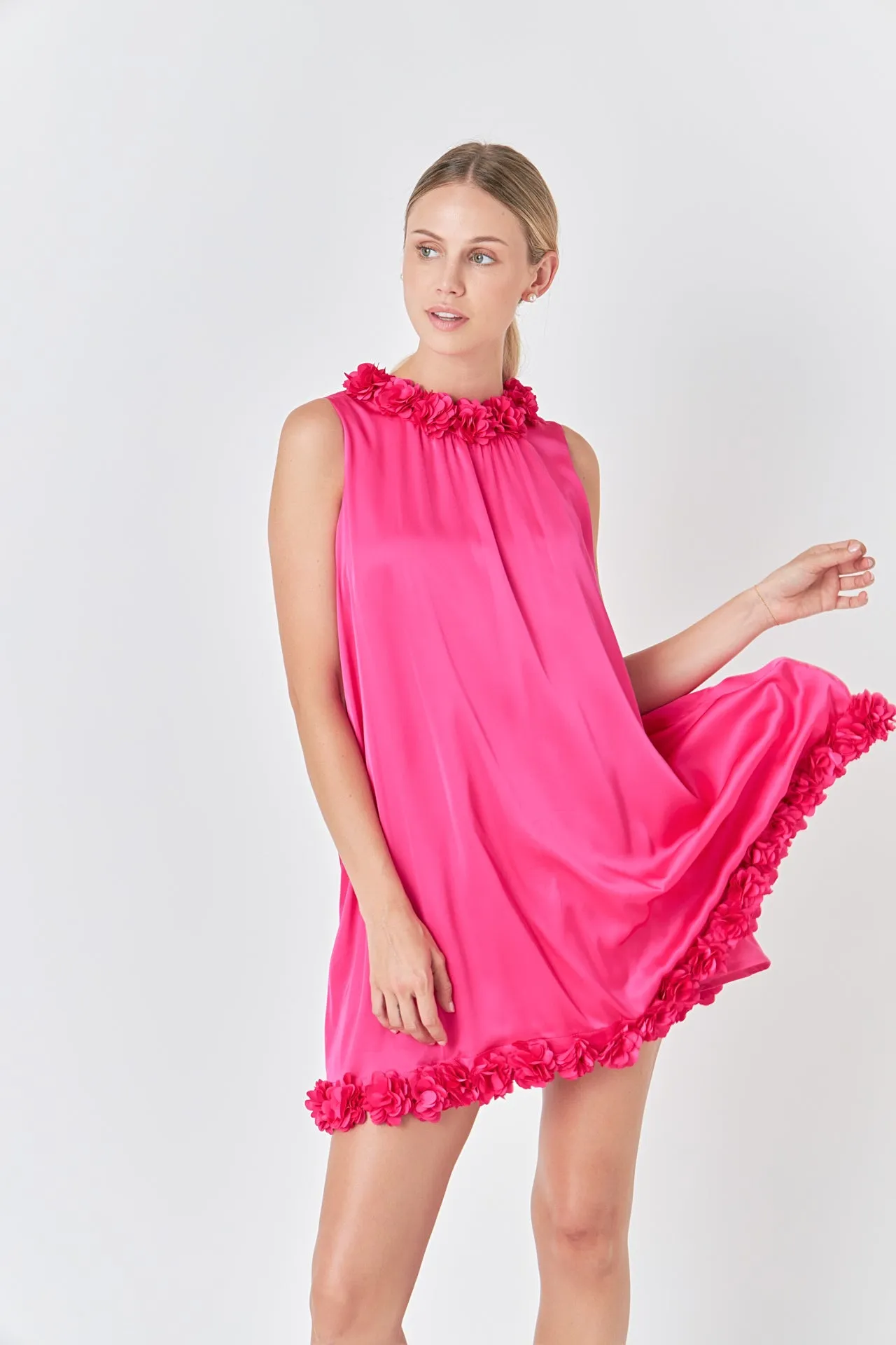 Rosette Mini Dress