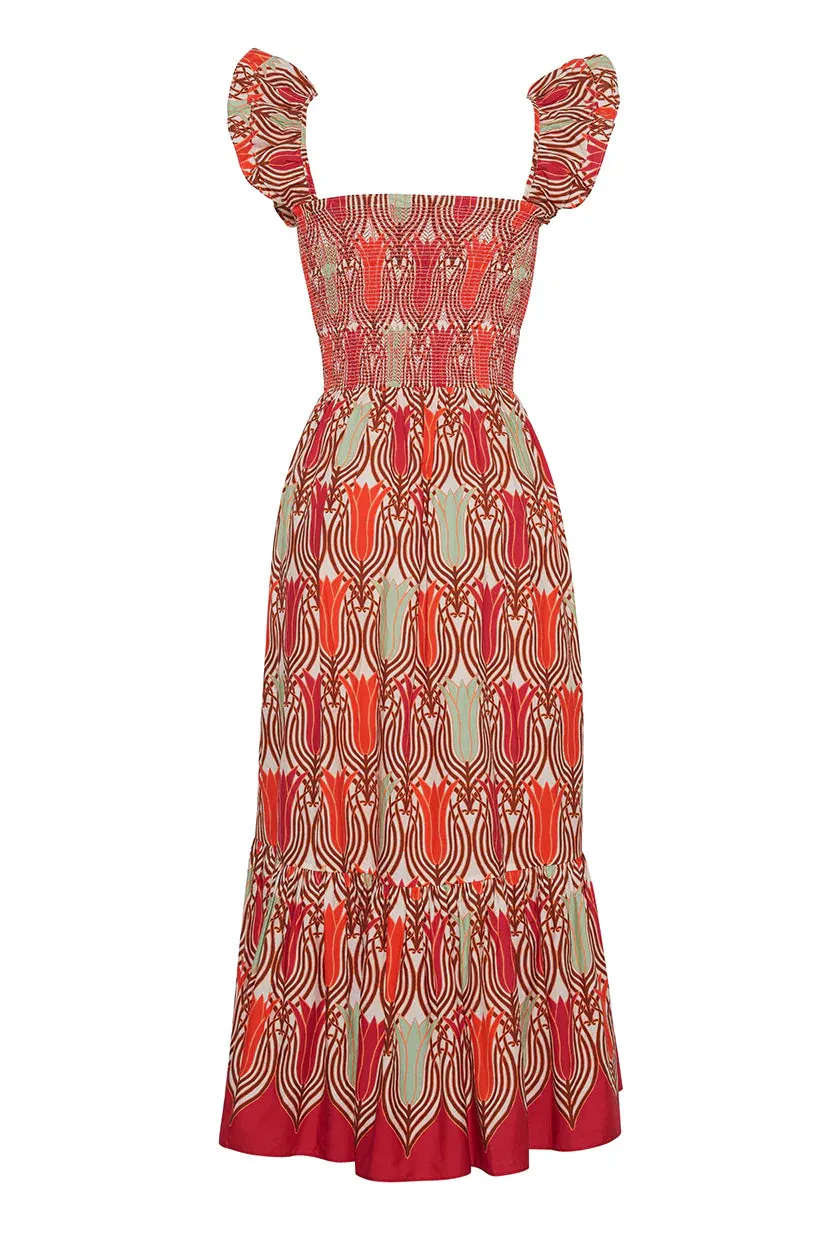 Ruby Dress in Lana Egret