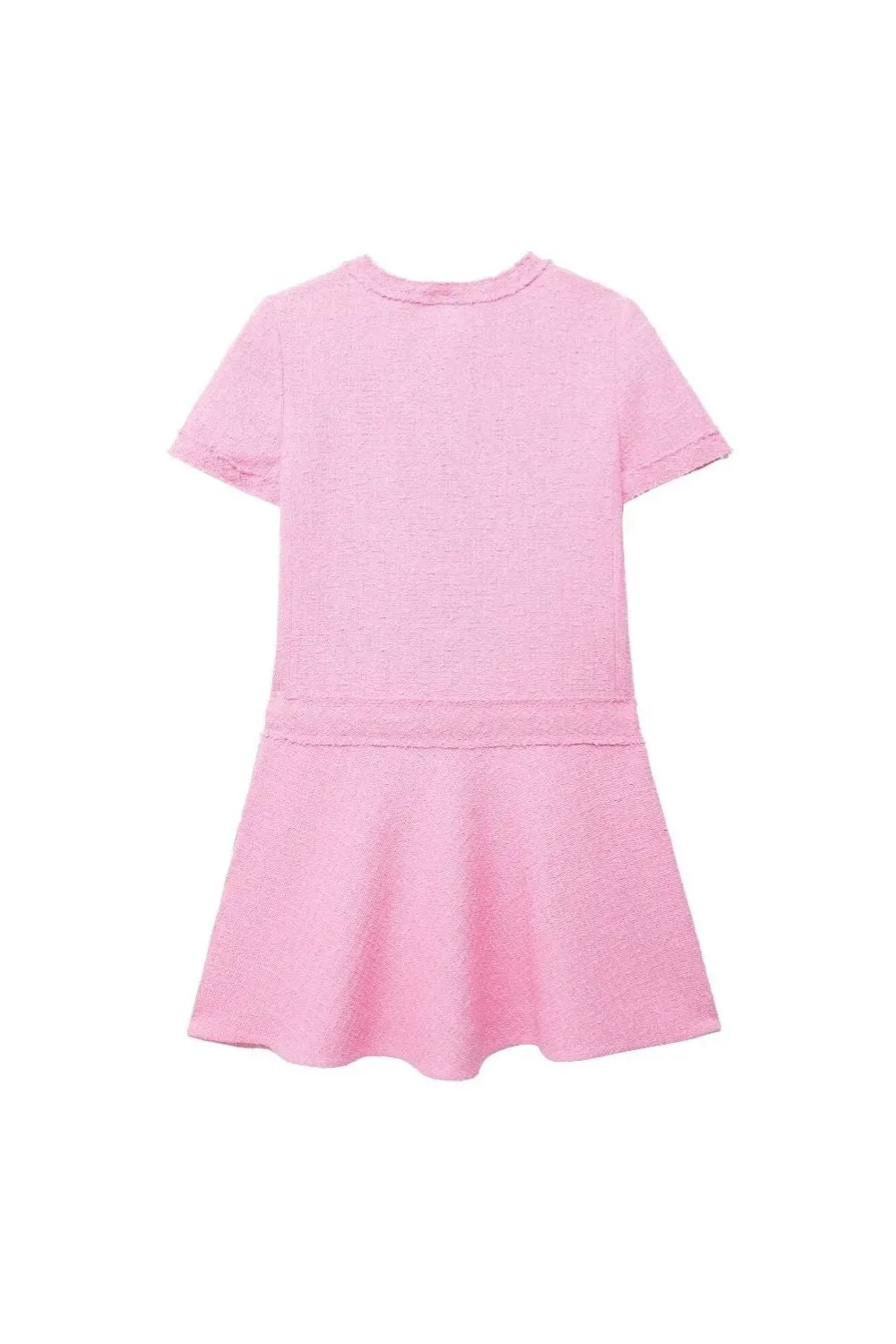 'Serenity' Minimalist Textured Short Dress (2 Color)