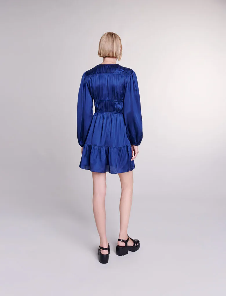 Short Satin-Look Dress