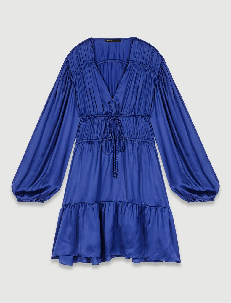 Short Satin-Look Dress