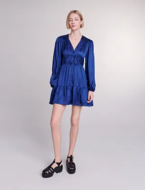 Short Satin-Look Dress