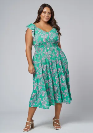 Slow Motion Midi Dress