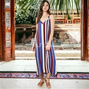 Striped Maxi Dress