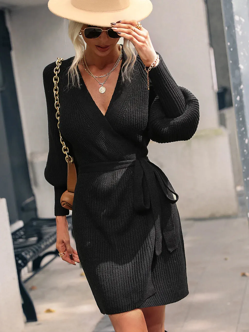 TastyHottie - STYLISH MEDIUM AND LONG CARDIGAN KNITTED SWEATER