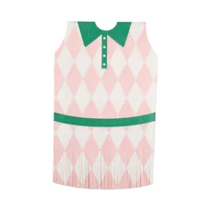 Tennis Dress Fringed Napkin Set 24pk.