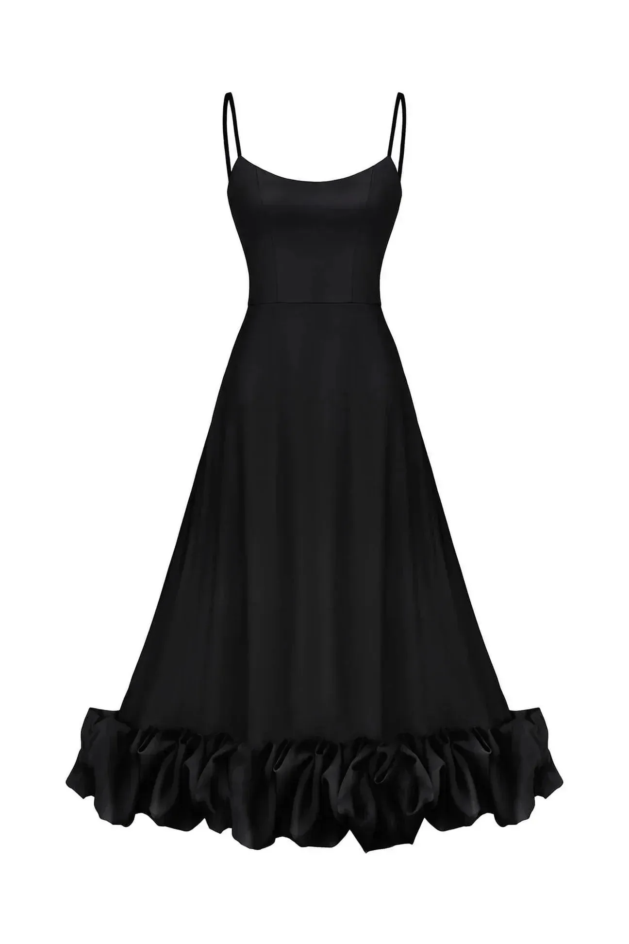 Wenkouban-Christmas Thanksgiving Gift New Year's Eve Dress party look inspos back to school dress  Flounce Bustier Midi Dress