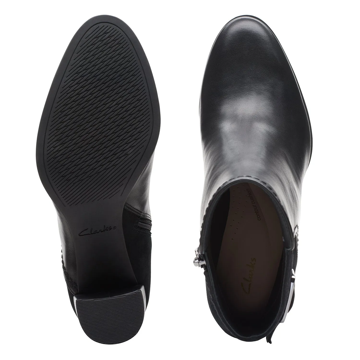 Womens - Freva 85 Buckle Black Leather