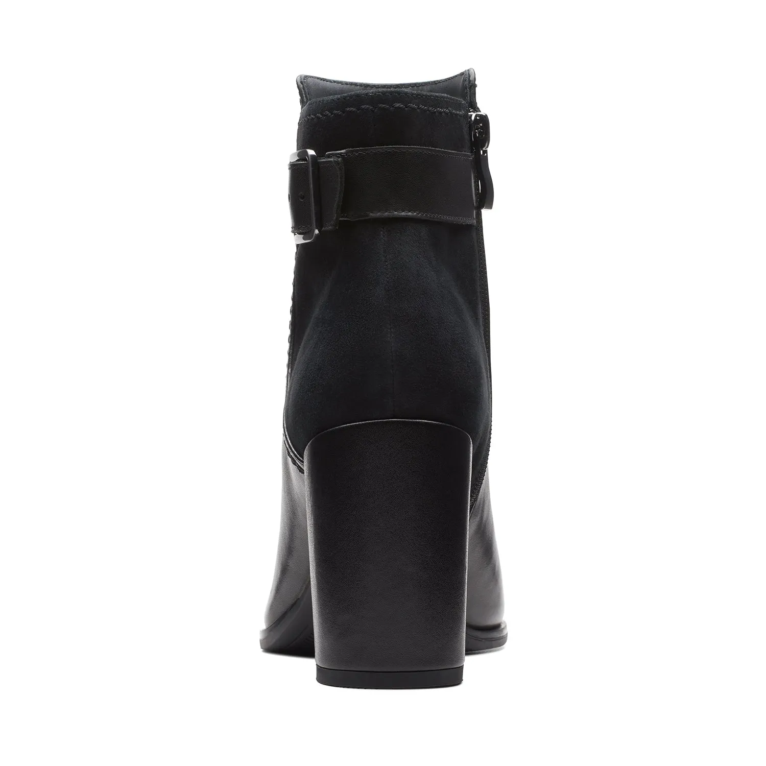 Womens - Freva 85 Buckle Black Leather